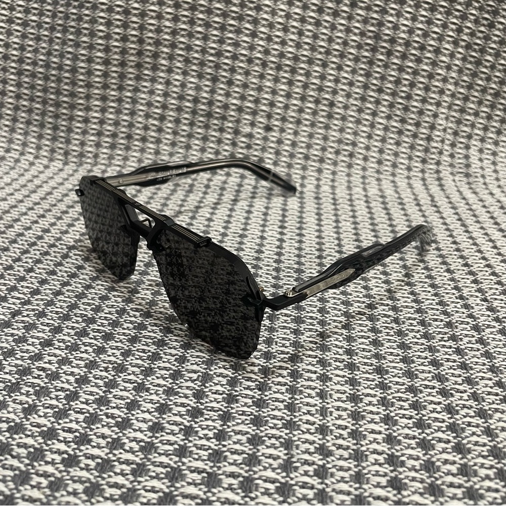 Jacques Marie Mage Men's Black Rectangular Sunglasses - Picture 2 of 15